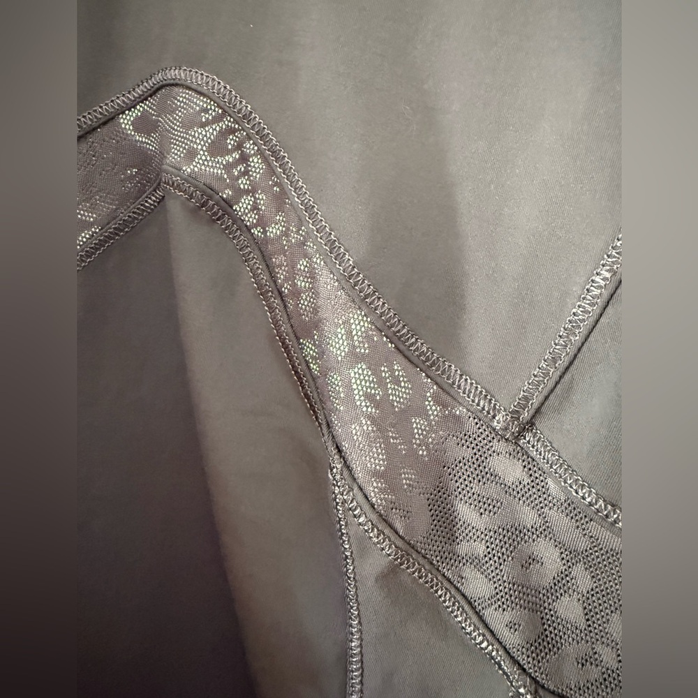 Stella McCartney + Adidas mesh workout yoga tennis gym cheetah sports bra top - Picture 9 of 15